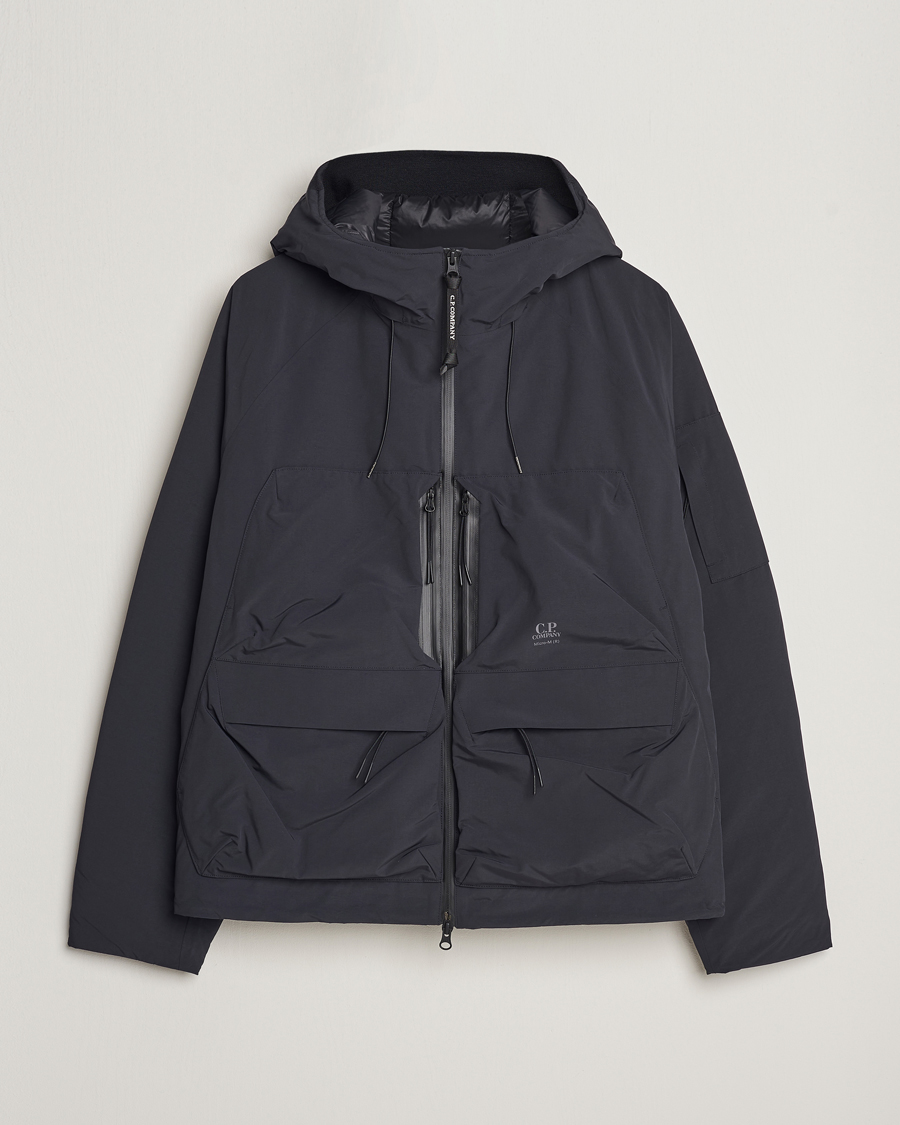 Homme | Manteaux Et Vestes | C.P. Company | Micro M Re-Cycled Hood Jacket Black