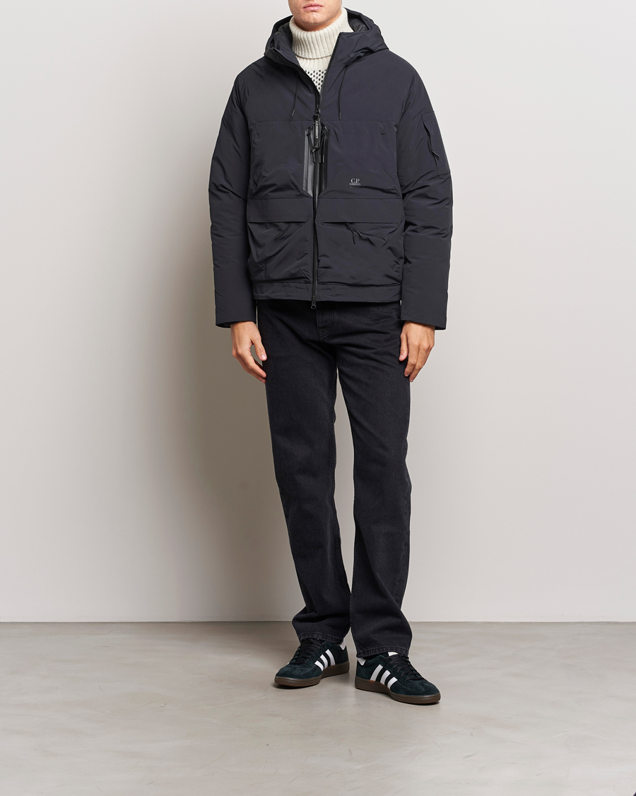 Homme | Manteaux Et Vestes | C.P. Company | Micro M Re-Cycled Hood Jacket Black