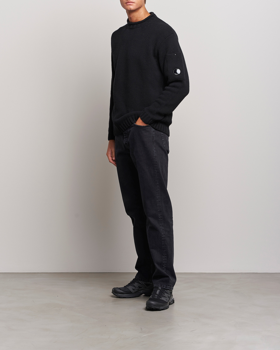 Homme | Pulls Et Tricots | C.P. Company | Knitted Lambswool Turtleneck Black
