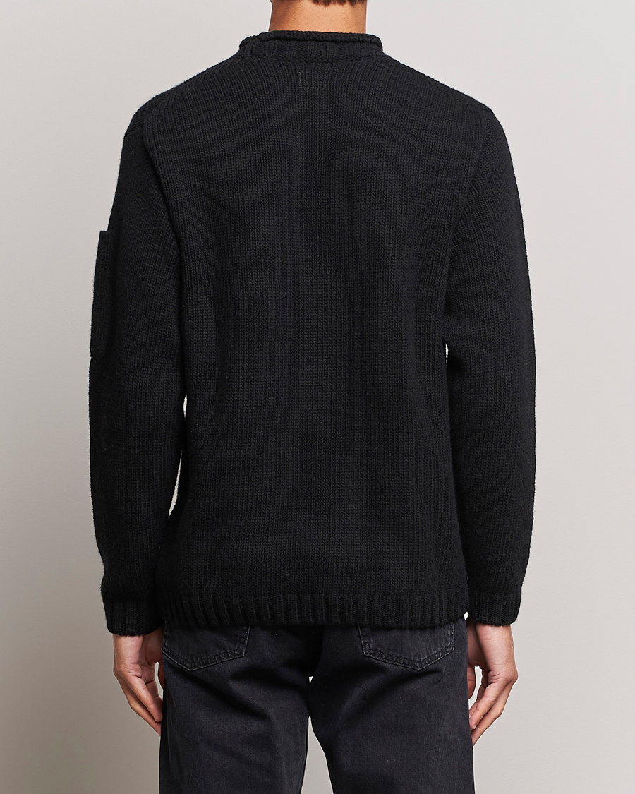 Homme | Pulls Et Tricots | C.P. Company | Knitted Lambswool Turtleneck Black