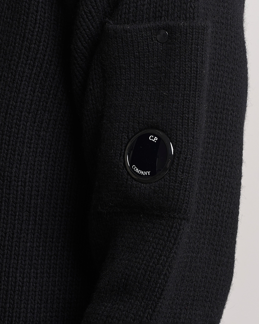 Homme | Pulls Et Tricots | C.P. Company | Knitted Lambswool Turtleneck Black