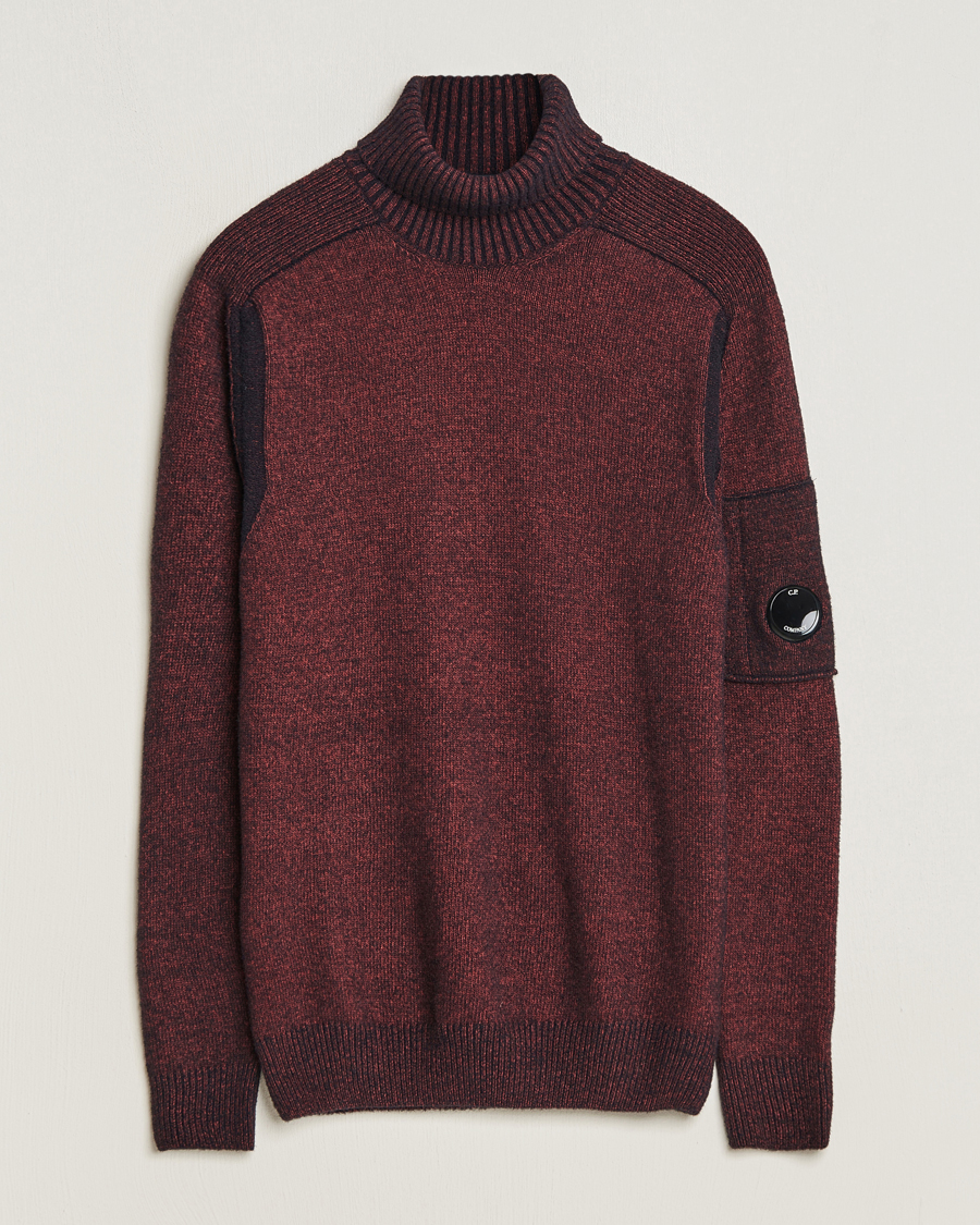 Homme | Pulls Et Tricots | C.P. Company | Fleece Knit Rollneck Red