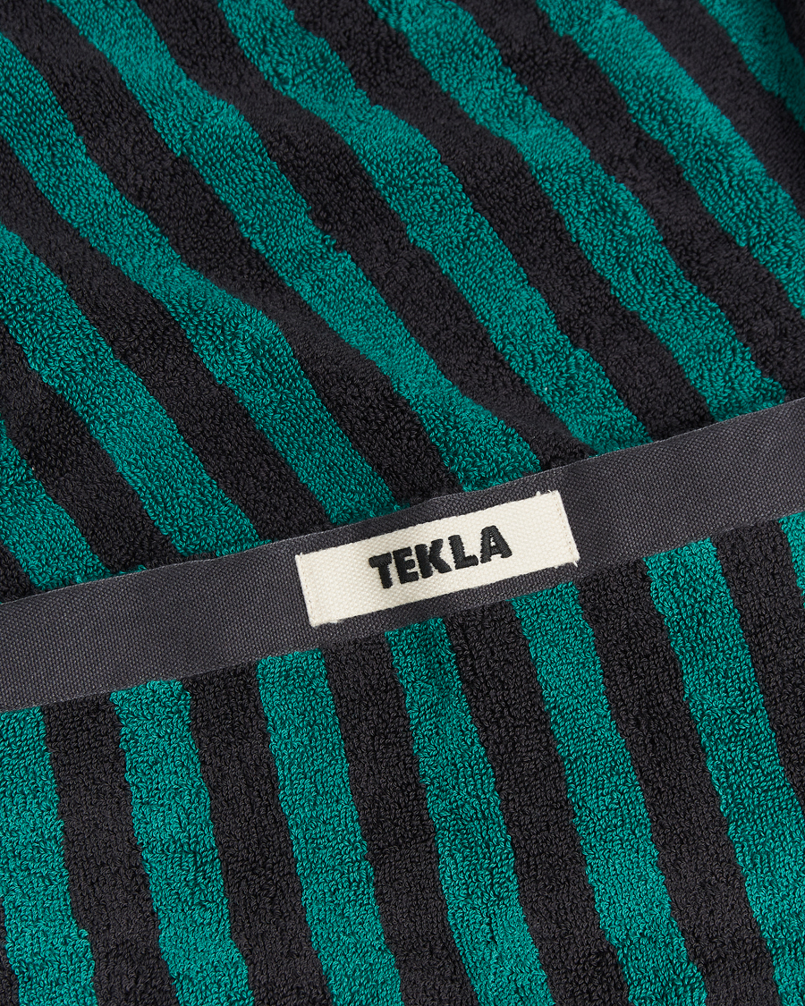 Homme | Tekla Organic Terry Beach Towel Ivy Stripes | Tekla | Organic Terry Beach Towel Ivy Stripes