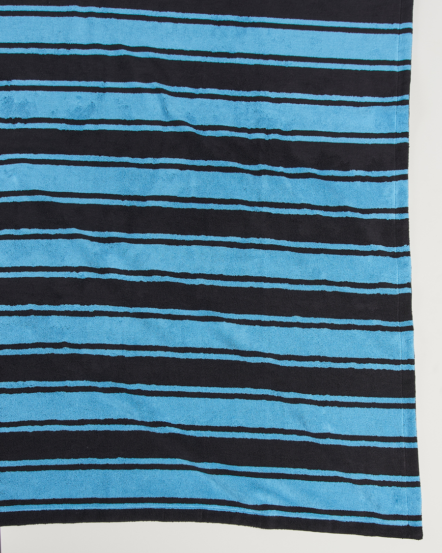 Homme |  | Tekla | Organic Terry Beach Towel Liquorice Stripes