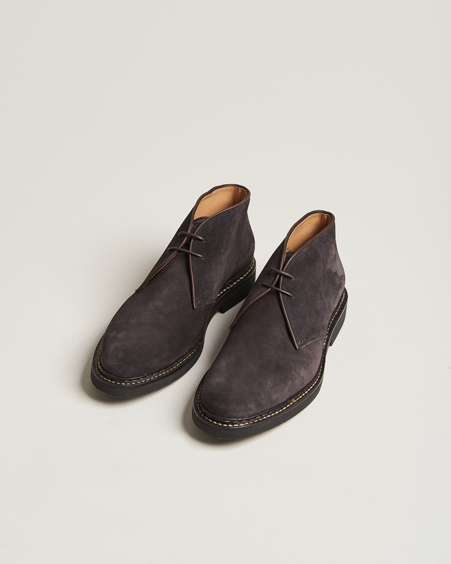 Homme | Heschung Genet Suede Chukka Boot Dark Brown | Heschung | Genet Suede Chukka Boot Dark Brown