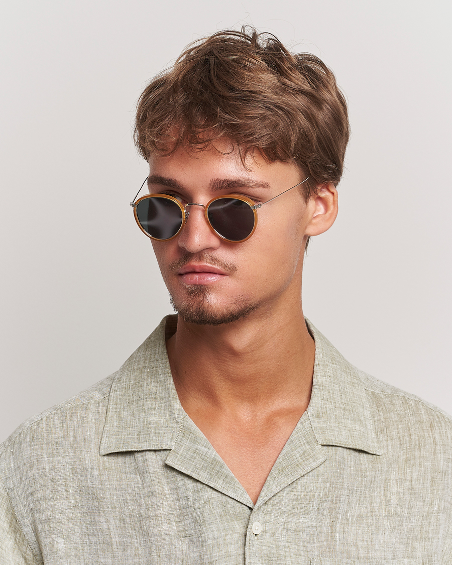 Homme | Lunettes De Soleil | EYEVAN 7285 | 717E Sunglasses Silver Honey