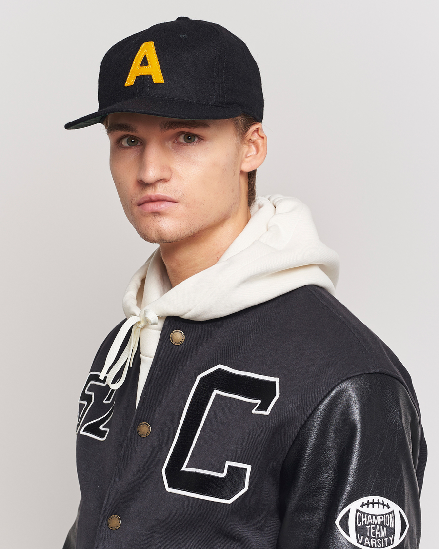 Homme | Ebbets Field Flannels Made in USA Army 1957 Vintage Ballcap Black | Ebbets Field Flannels | Made in USA Army 1957 Vintage Ballcap Black