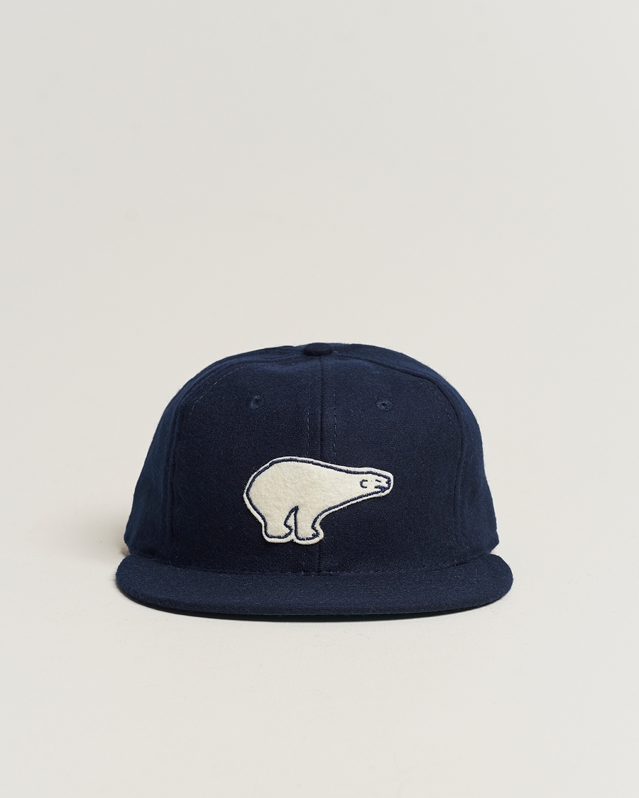 Homme | Ebbets Field Flannels Made in USA Cervezeria Polar 1950 Vintage Ballcap Navy | Ebbets Field Flannels | Made in USA Cervezeria Polar 1950 Vintage Ballcap Navy