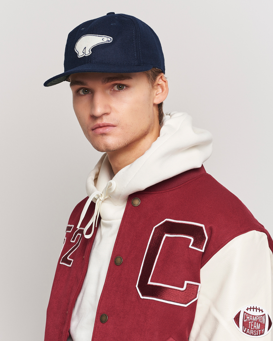 Homme | Ebbets Field Flannels Made in USA Cervezeria Polar 1950 Vintage Ballcap Navy | Ebbets Field Flannels | Made in USA Cervezeria Polar 1950 Vintage Ballcap Navy