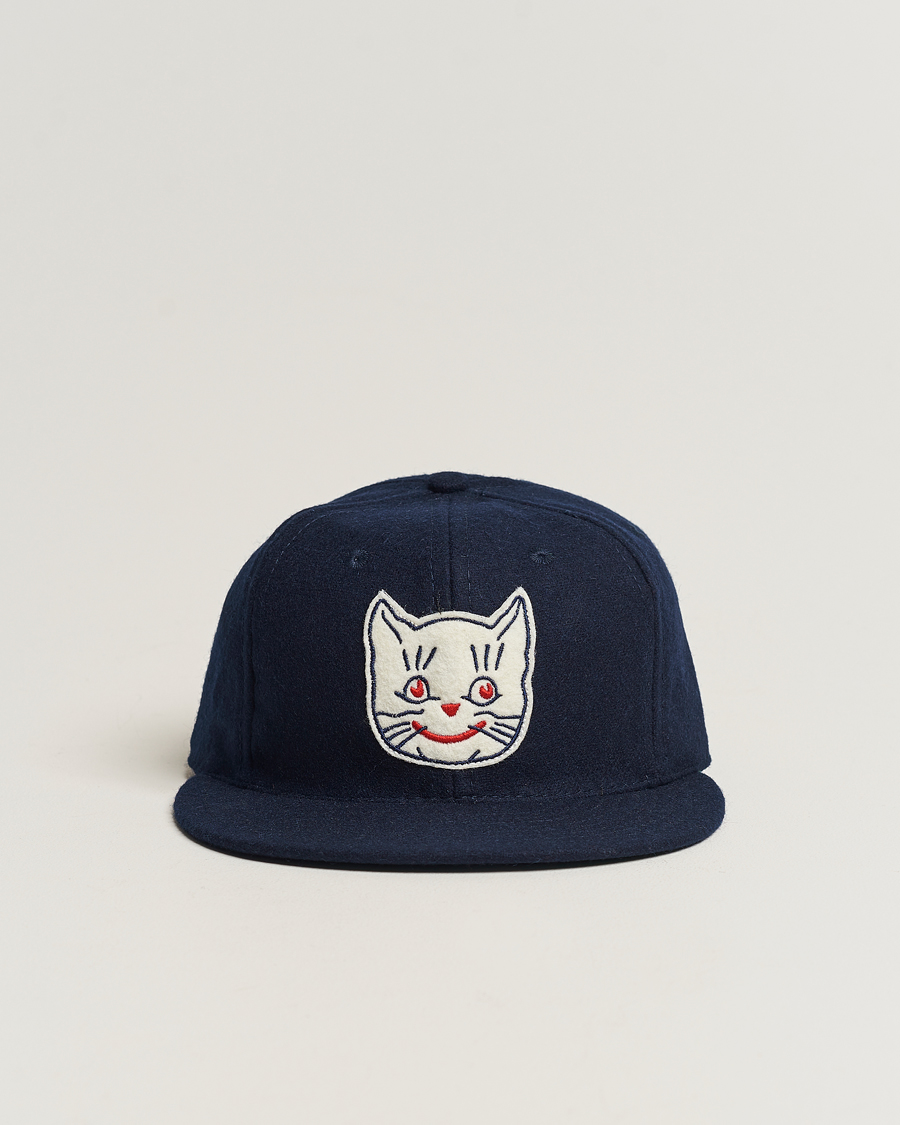 Homme | Ebbets Field Flannels Made in USA Kansas City Katz 1961 Vintage Ballcap Navy | Ebbets Field Flannels | Made in USA Kansas City Katz 1961 Vintage Ballcap Navy