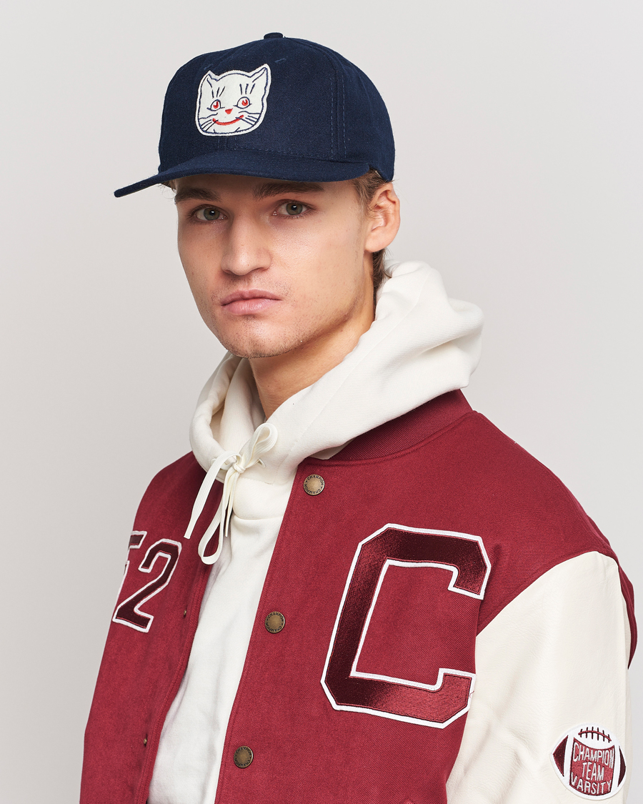 Homme | Ebbets Field Flannels Made in USA Kansas City Katz 1961 Vintage Ballcap Navy | Ebbets Field Flannels | Made in USA Kansas City Katz 1961 Vintage Ballcap Navy