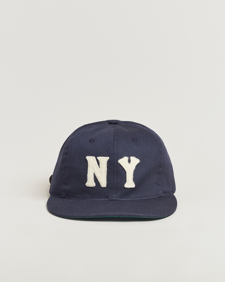 Homme | Ebbets Field Flannels Made in USA New York Yankees 1936 Vintage Ballcap Navy | Ebbets Field Flannels | Made in USA New York Yankees 1936 Vintage Ballcap Navy