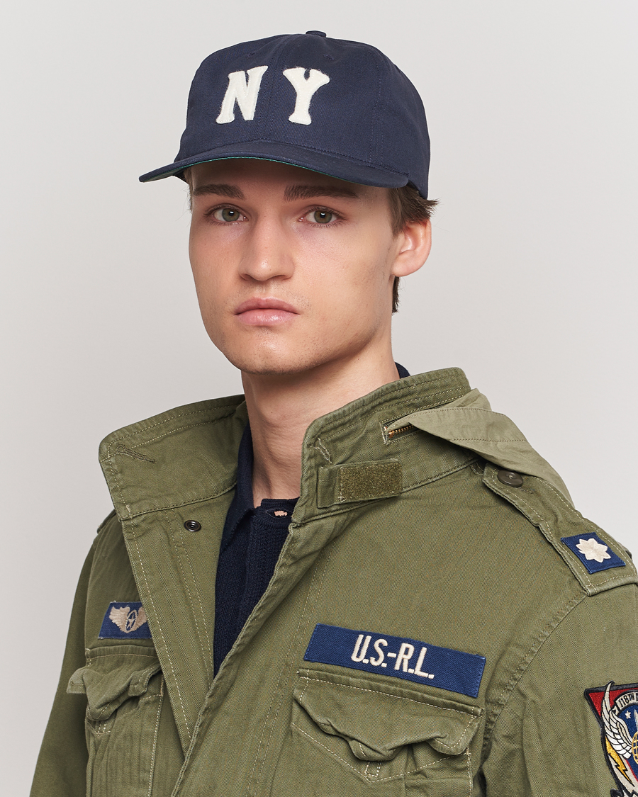 Homme | Ebbets Field Flannels Made in USA New York Yankees 1936 Vintage Ballcap Navy | Ebbets Field Flannels | Made in USA New York Yankees 1936 Vintage Ballcap Navy