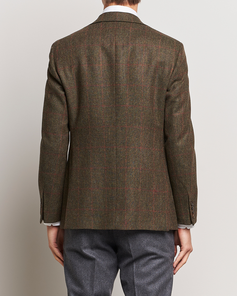 Homme | Blazers | Walker Slater | Edward Lambswool Windowpane Blazer Green