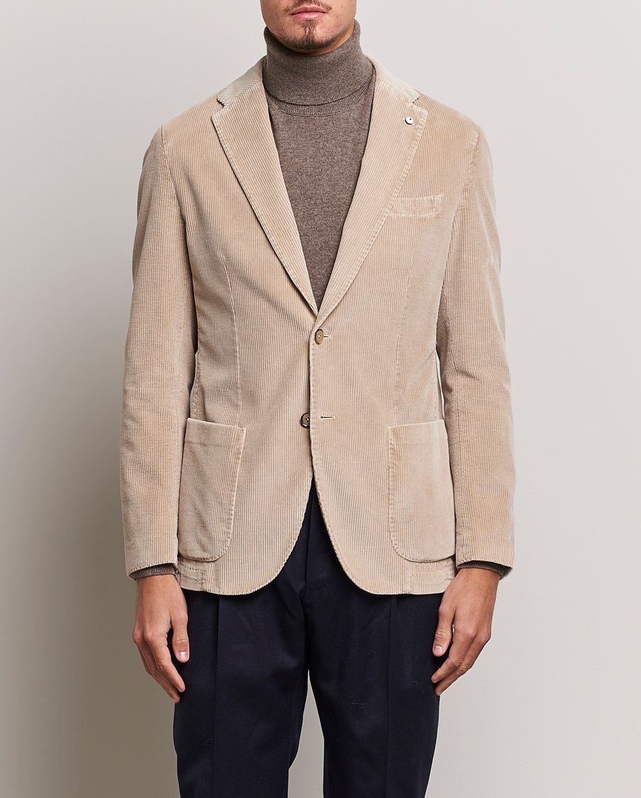 Homme | Blazers | L.B.M. 1911 | Jack Corduroy Blazer Beige