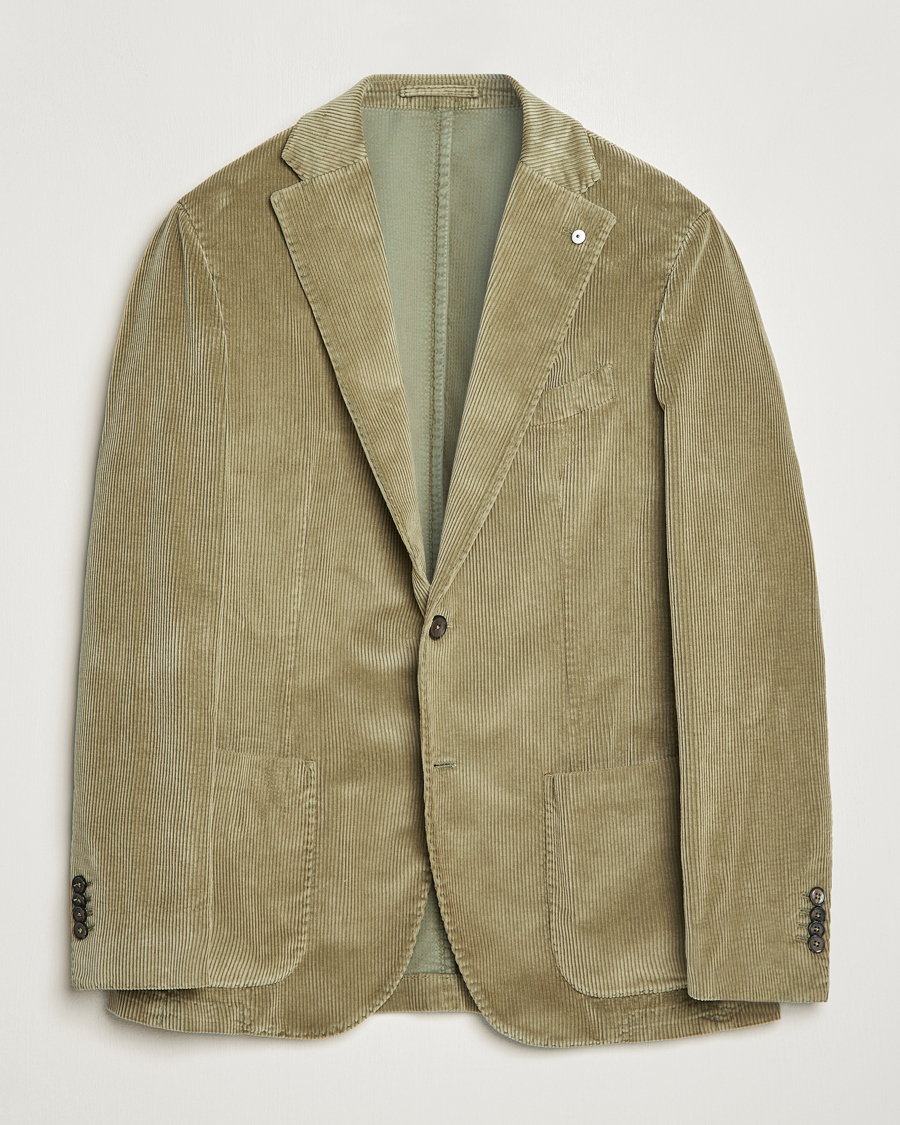 Homme | Blazers | L.B.M. 1911 | Jack Corduroy Blazer Olive
