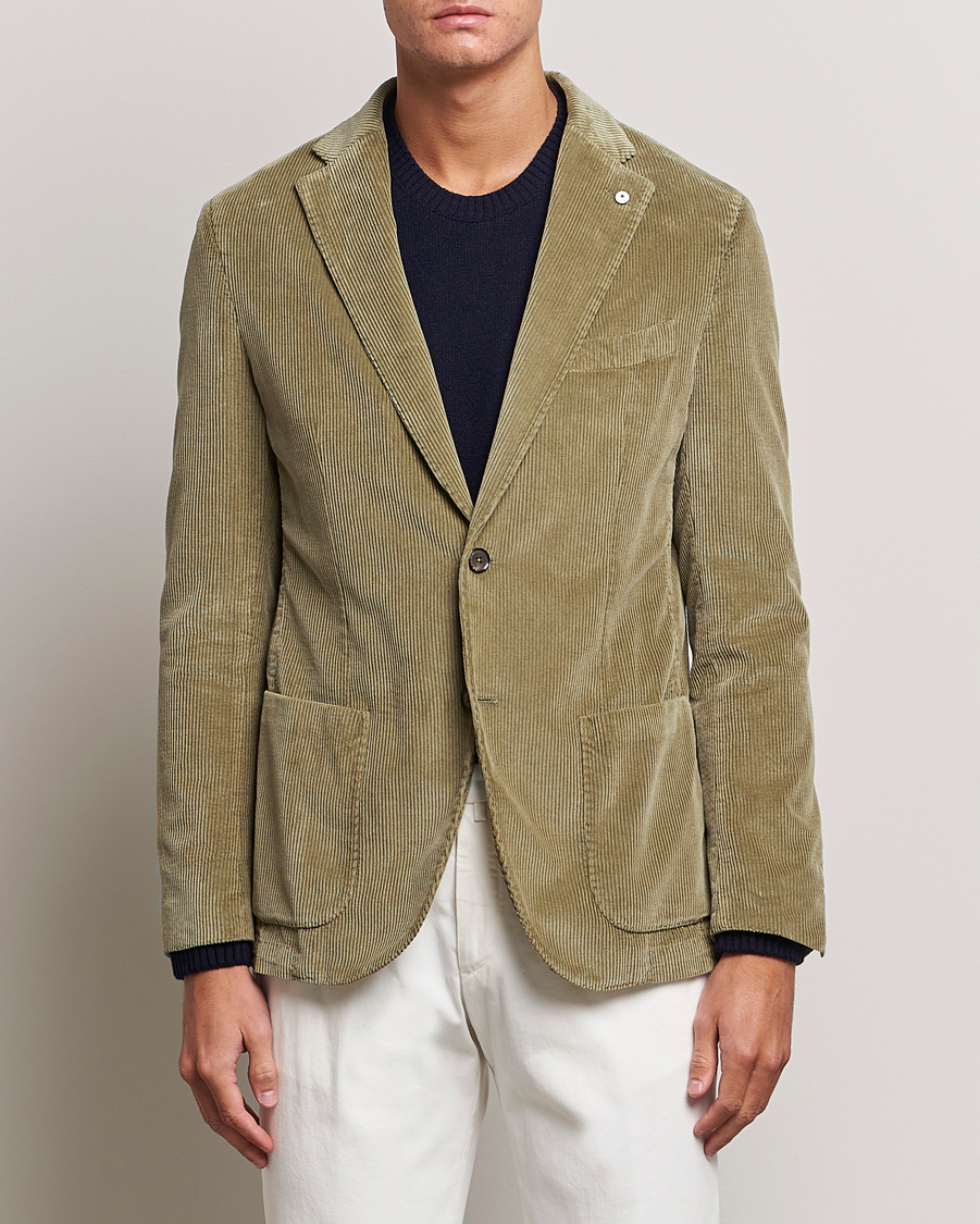 Homme | Blazers | L.B.M. 1911 | Jack Corduroy Blazer Olive