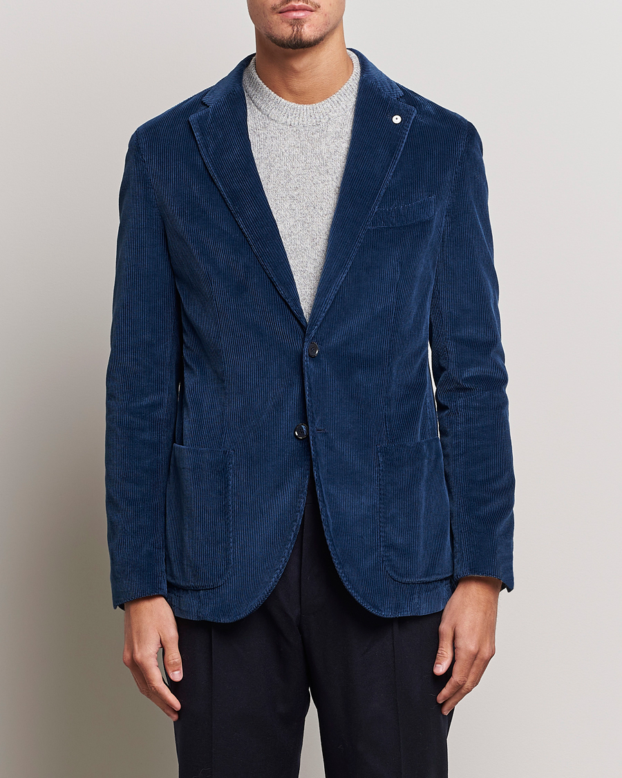 Homme | Blazers | L.B.M. 1911 | Jack Corduroy Blazer Navy