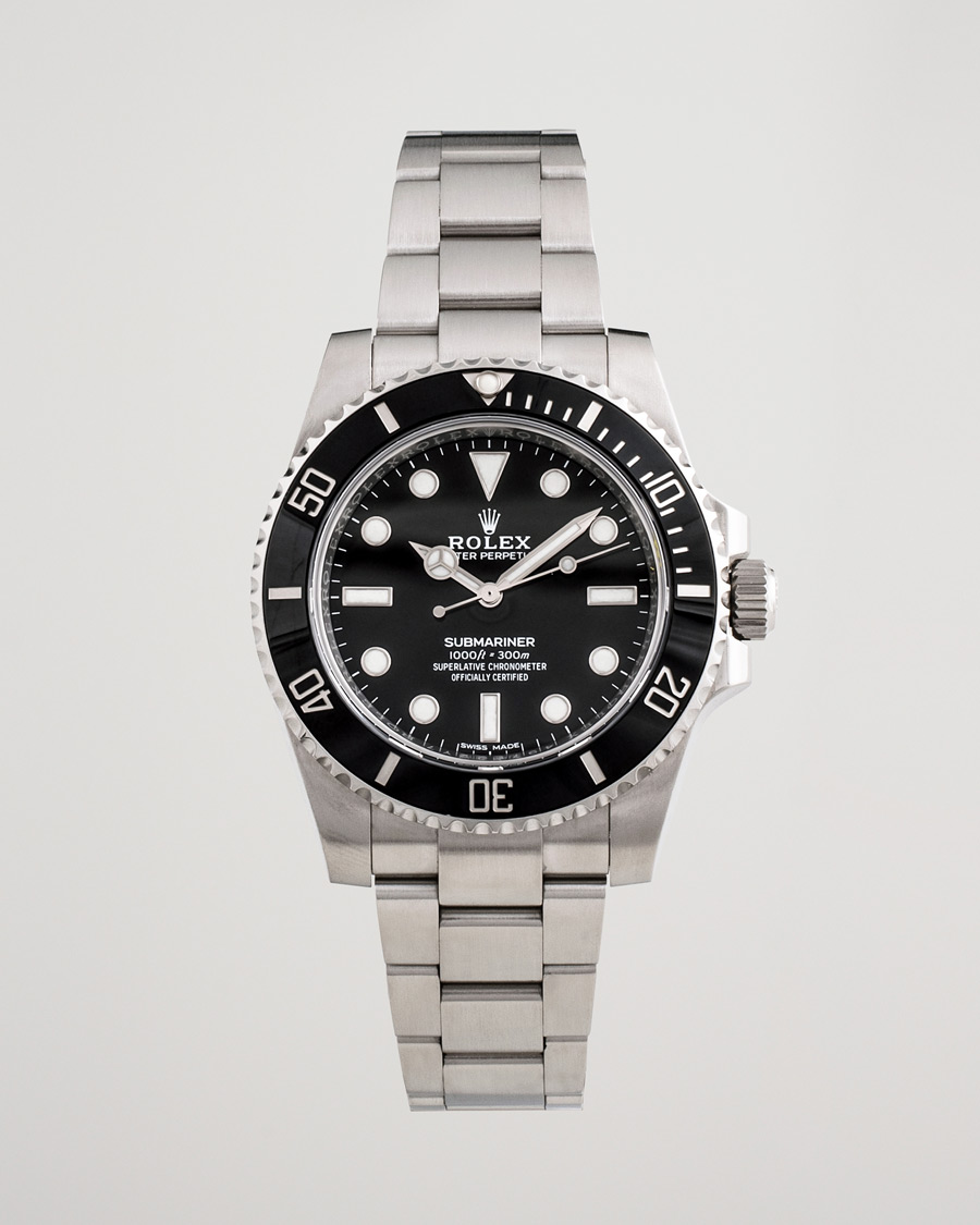Homme | Rolex Pre-Owned Submariner 114060 Oyster Perpetual Steel Black | Rolex Pre-Owned | Submariner 114060 Oyster Perpetual Steel Black