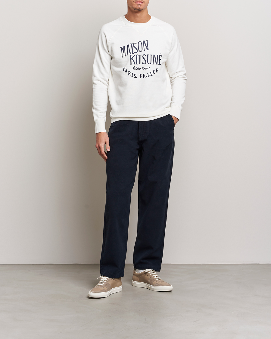 Homme | Pulls Et Tricots | Maison Kitsuné | Palais Royal Classic Sweatshirt Ecru