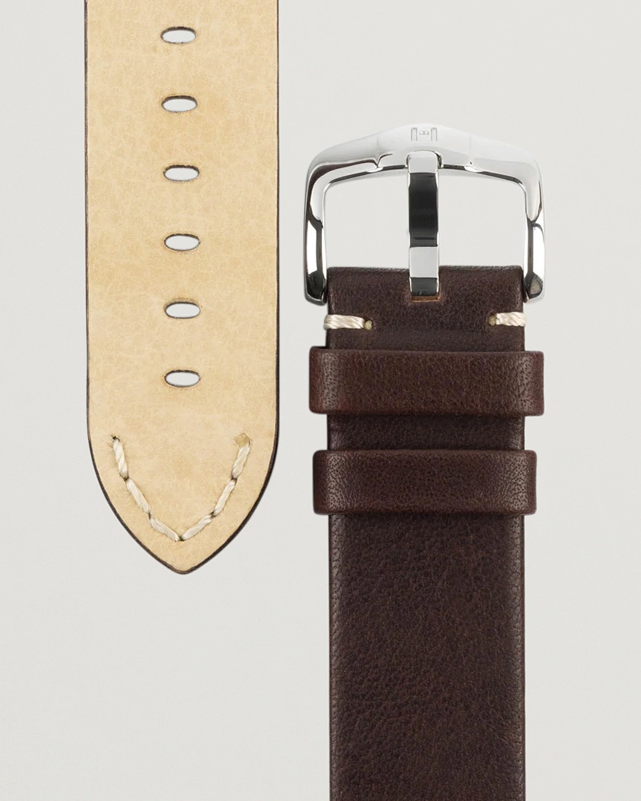 Homme | Bracelets De Montres | HIRSCH | Ranger Retro Leather Watch Strap Brown