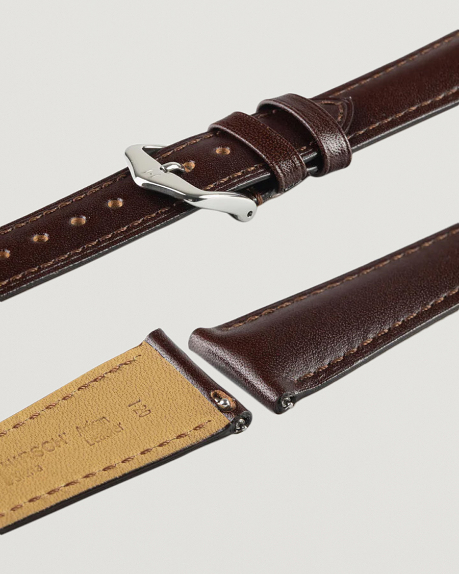 Homme | Bracelets De Montres | HIRSCH | Siena Tuscan Leather Watch Strap Brown