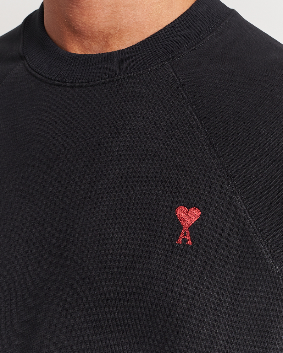 Homme | Pulls Et Tricots | AMI | Heart Logo Sweatshirt Black