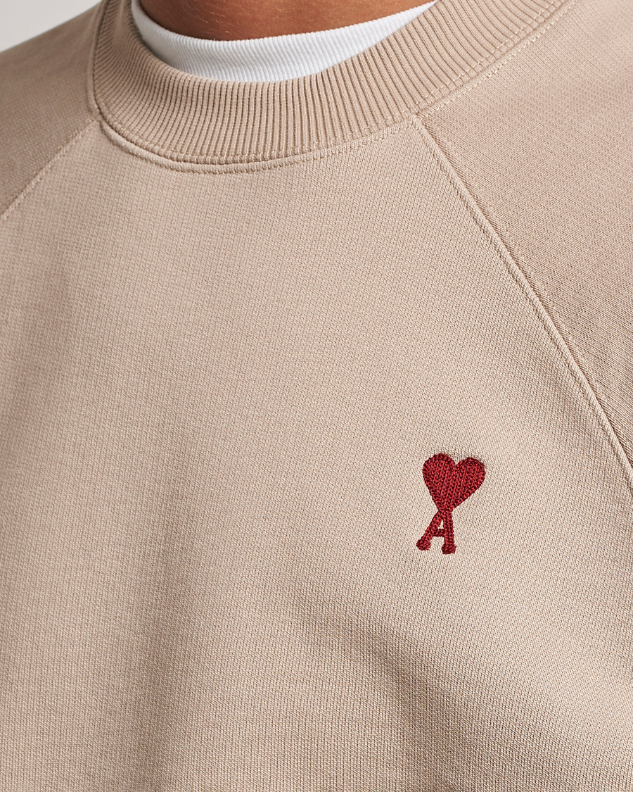 Homme | Pulls Et Tricots | AMI | Heart Logo Sweatshirt Beige