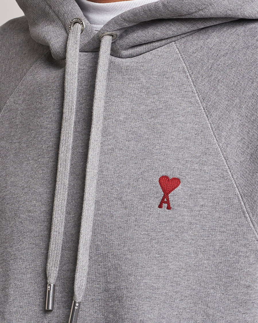 Homme | Pulls Et Tricots | AMI | Heart Logo Hoodie Heather Grey