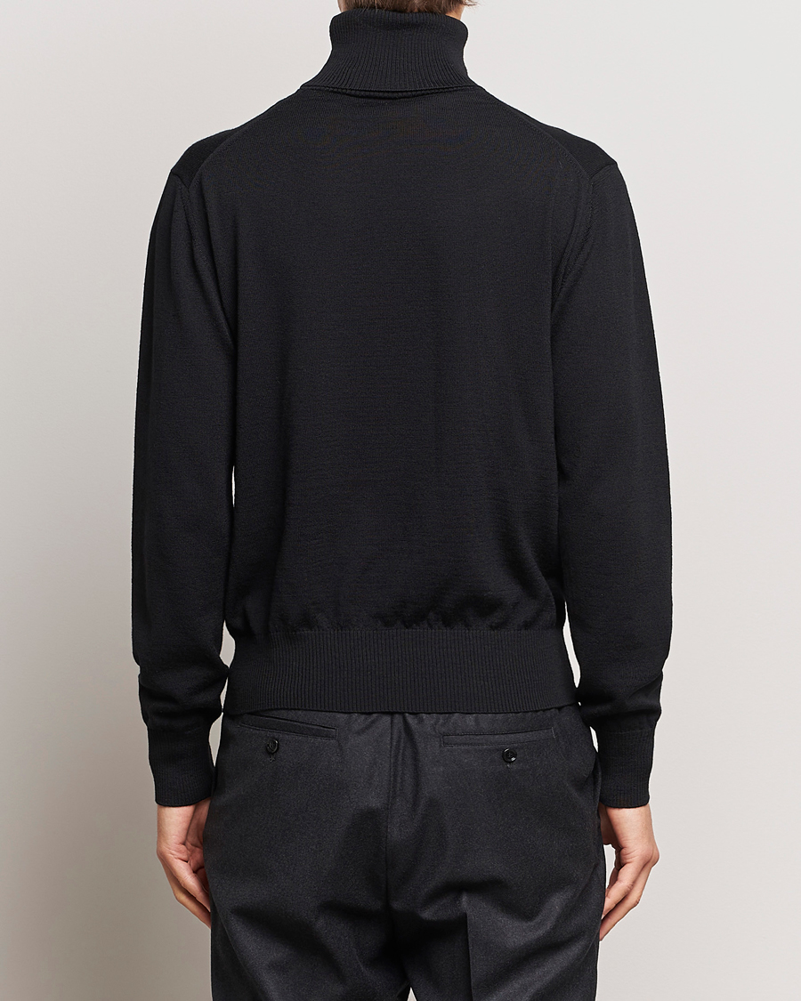 Homme | Pulls Et Tricots | AMI | Heart Logo Wool Turtleneck Black