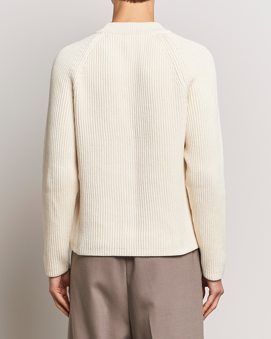 Homme | Pulls Et Tricots | AMI | Heavy Knitted Crew Neck Ivory