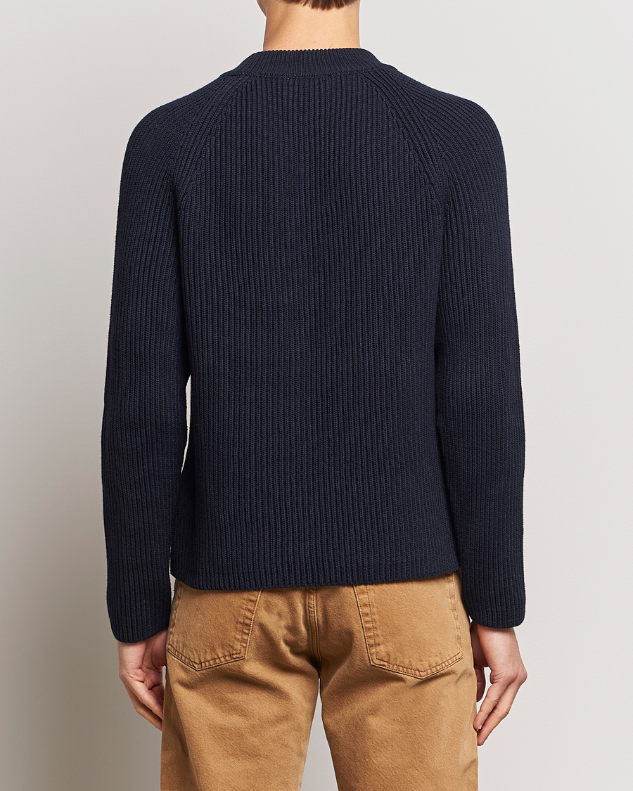 Homme | Pulls Et Tricots | AMI | Heavy Knitted Crew Neck Night Blue