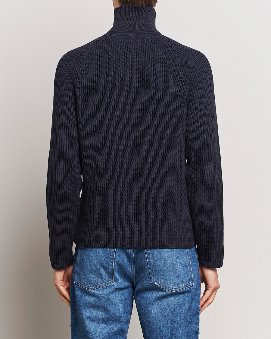 Homme | Pulls Et Tricots | AMI | Heavy Knitted Turtleneck Night Blue