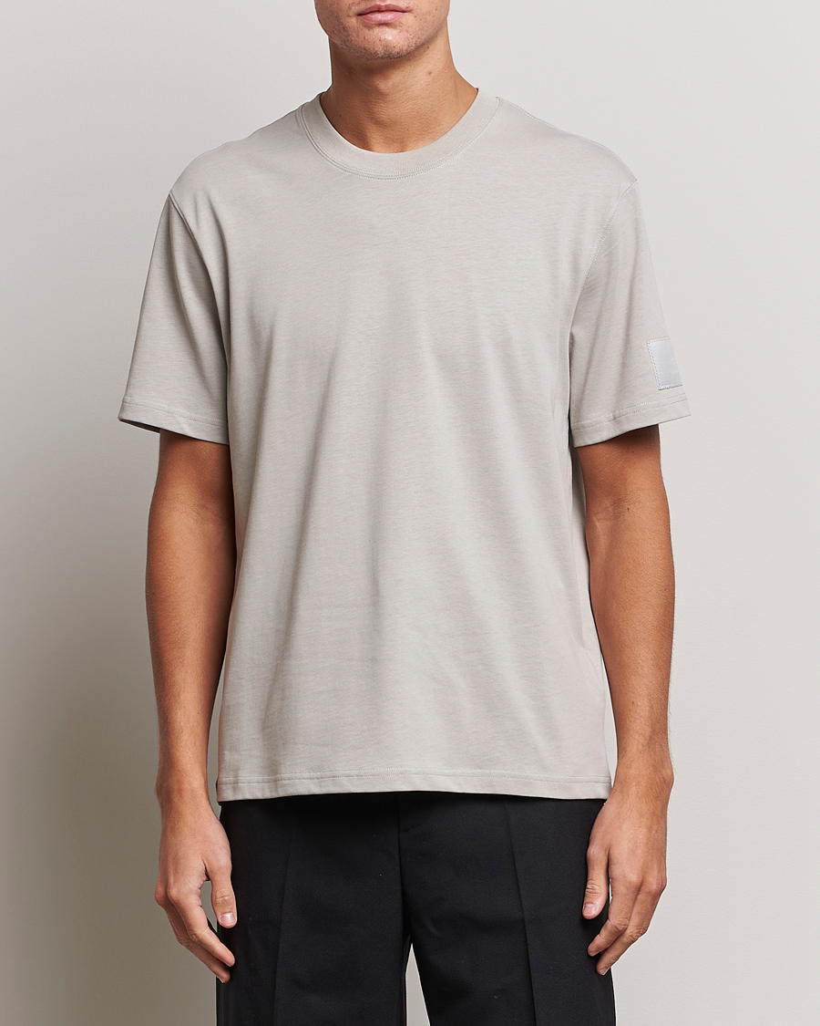 Homme | Soldes | AMI | Fade Out Crew Neck T-Shirt Pearl Grey