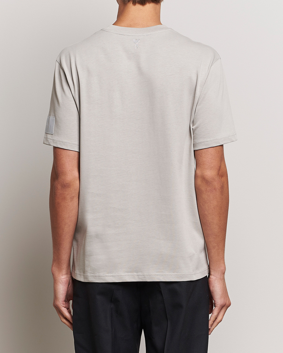 Homme | T-shirts | AMI | Fade Out Crew Neck T-Shirt Pearl Grey