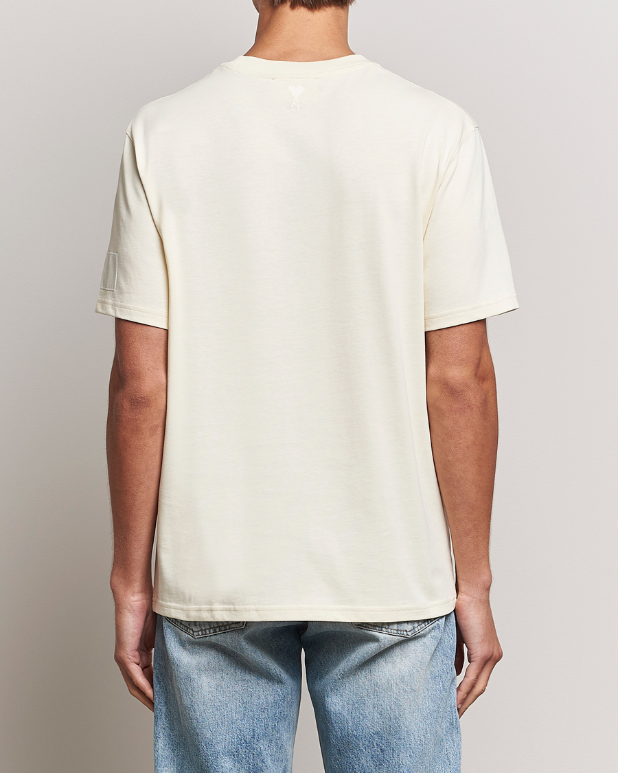 Homme | T-shirts | AMI | Fade Out Crew Neck T-Shirt Ivory