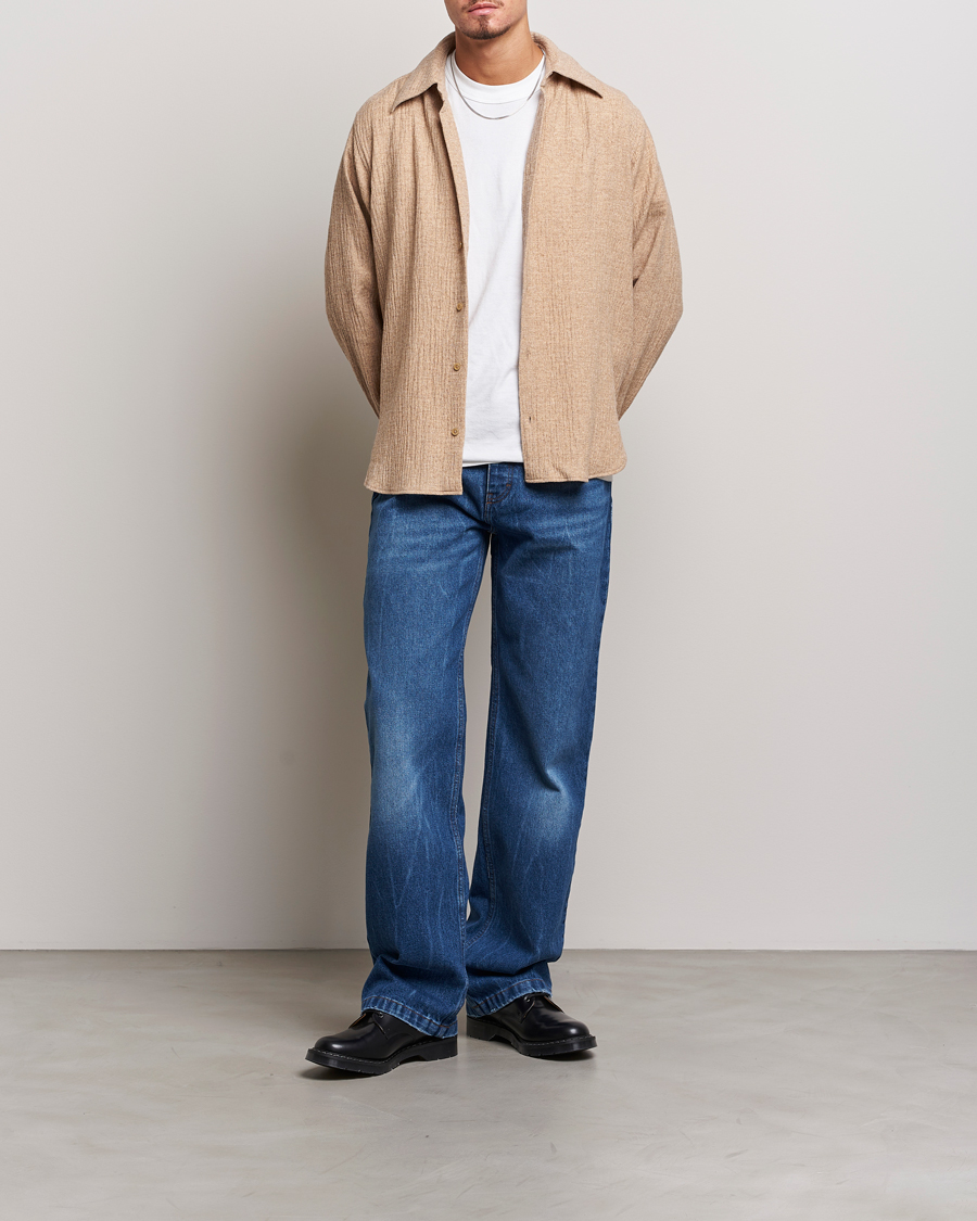 Homme | Jeans | AMI | Straight Fit Jeans Used Blue