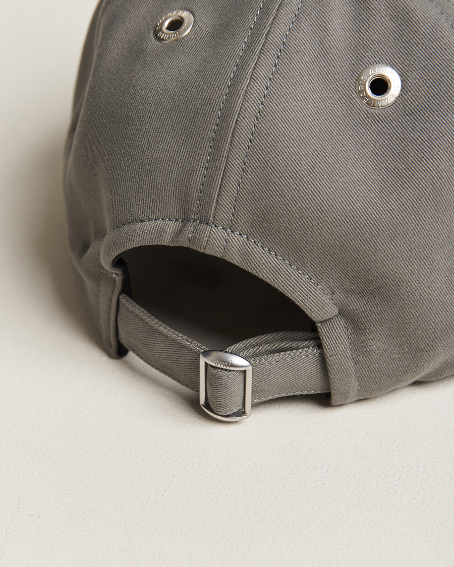 Homme | AMI Heart Logo Cap Mineral Grey | AMI | Heart Logo Cap Mineral Grey