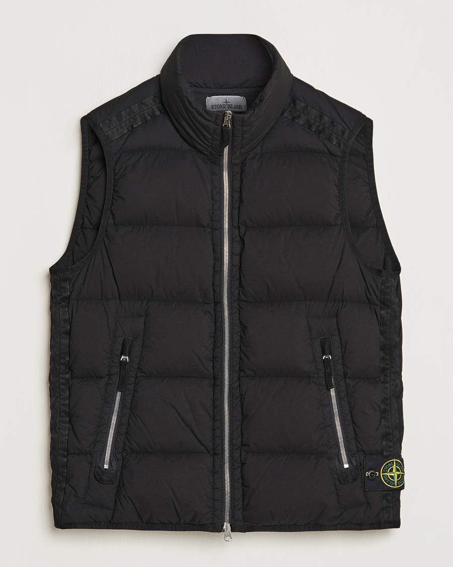 Homme | Manteaux Et Vestes | Stone Island | Nylon Down-TC Vest Black