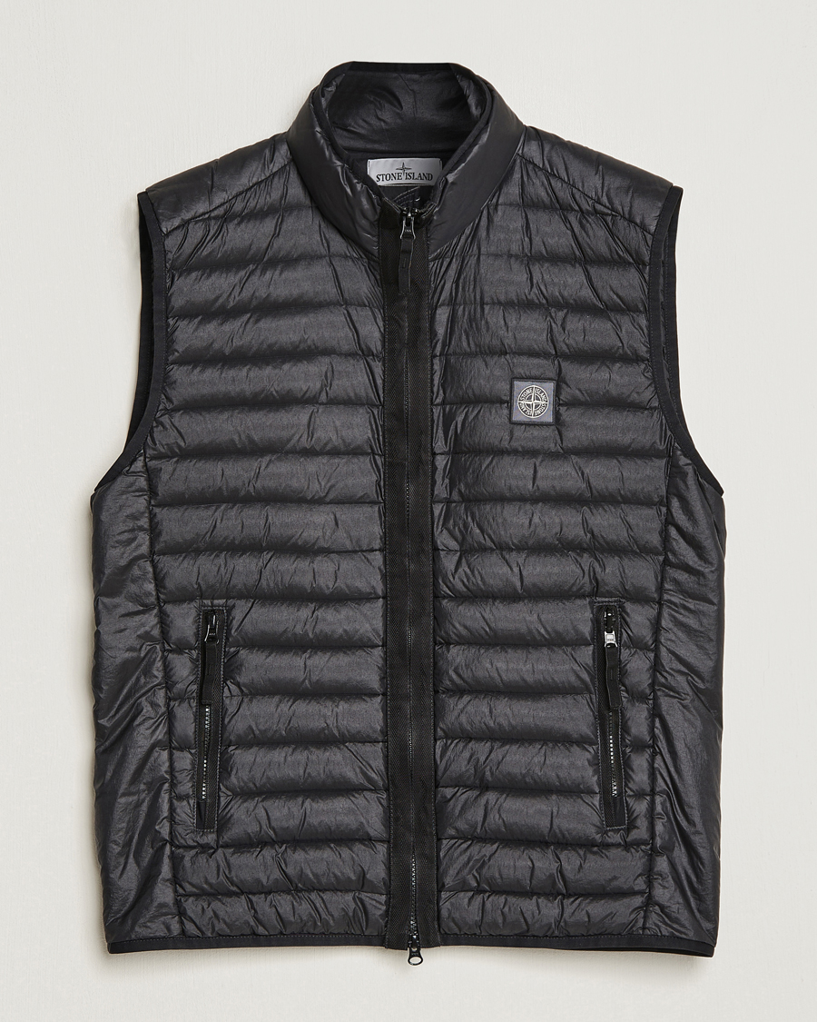 Homme | Manteaux Et Vestes | Stone Island | Recycled Nylon Down-TC Vest Black