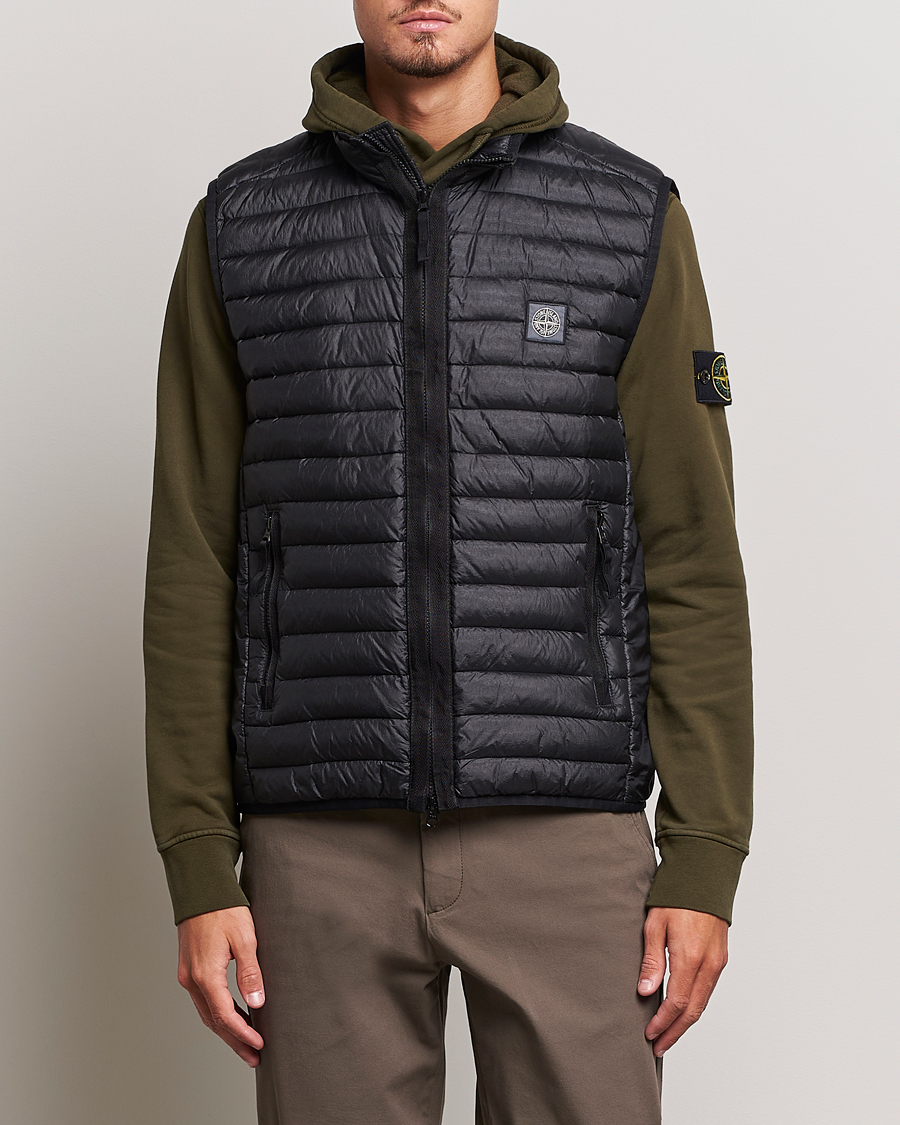 Homme | Manteaux Et Vestes | Stone Island | Recycled Nylon Down-TC Vest Black