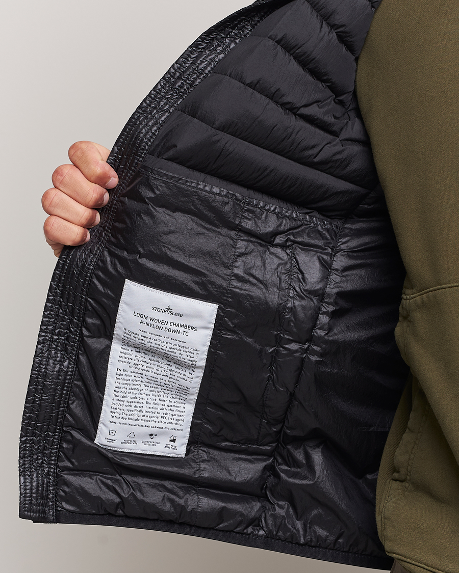 Homme | Manteaux Et Vestes | Stone Island | Recycled Nylon Down-TC Vest Black