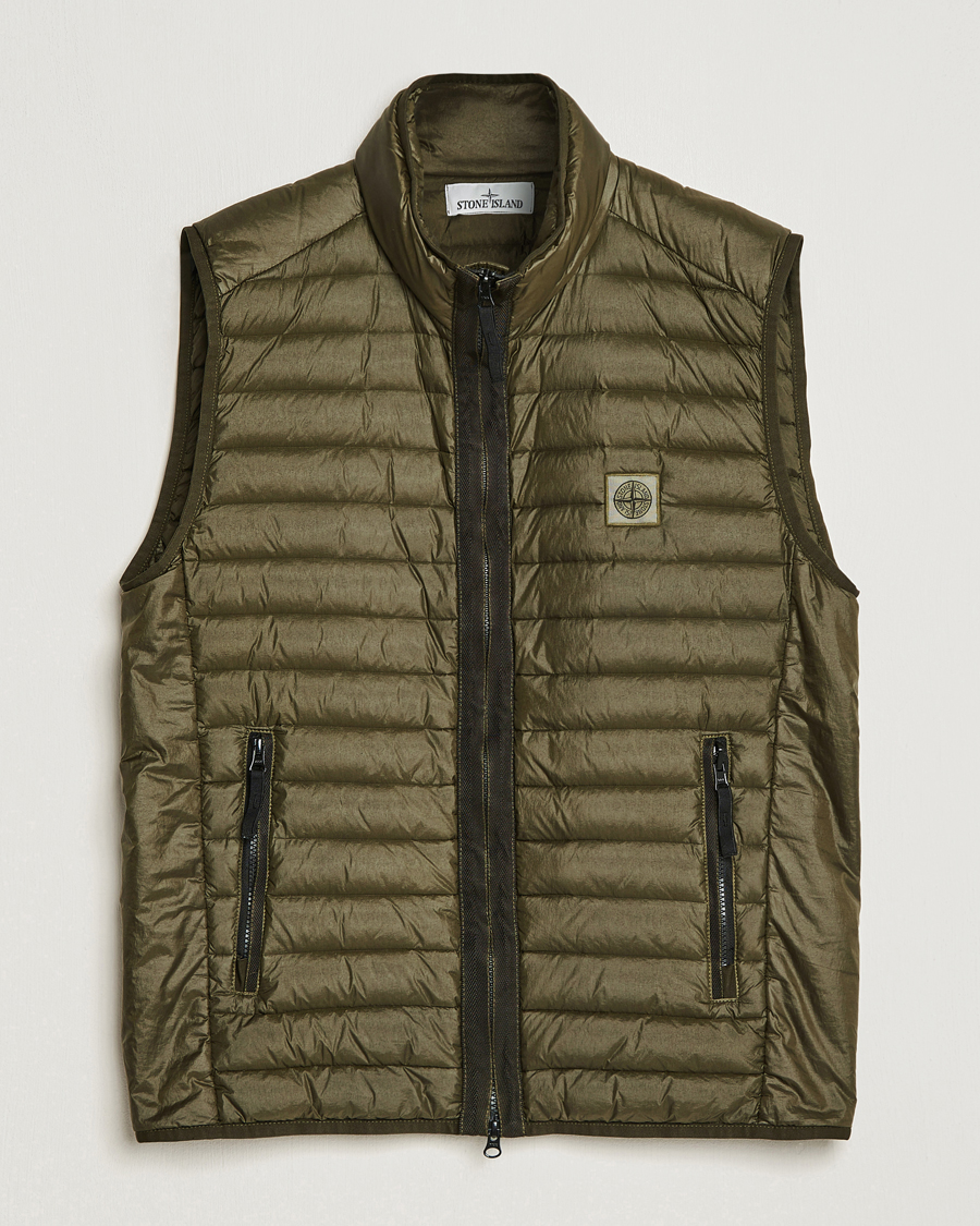 Homme | Manteaux Et Vestes | Stone Island | Recycled Nylon Down-TC Vest Olive