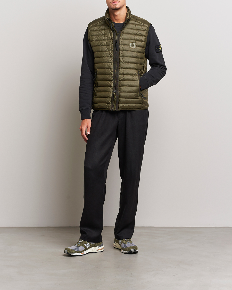Homme | Manteaux Et Vestes | Stone Island | Recycled Nylon Down-TC Vest Olive