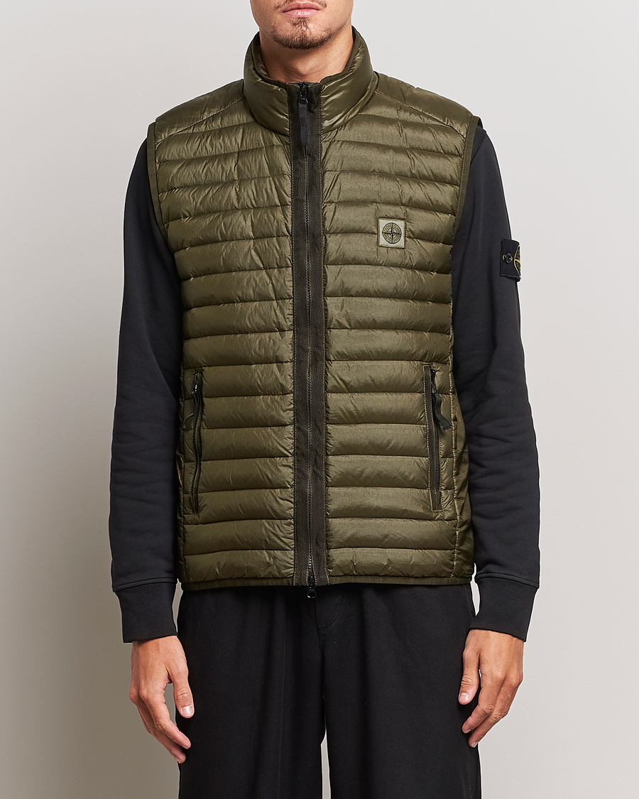 Homme | Manteaux Et Vestes | Stone Island | Recycled Nylon Down-TC Vest Olive