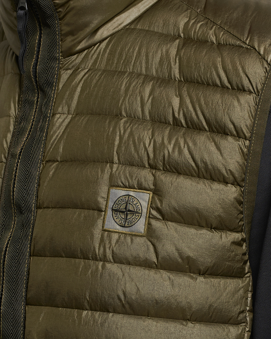 Homme | Manteaux Et Vestes | Stone Island | Recycled Nylon Down-TC Vest Olive