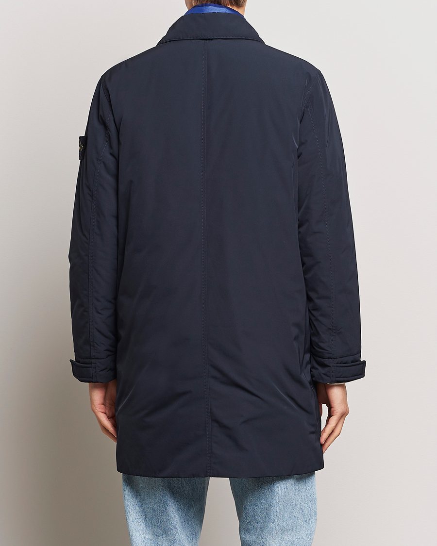 Homme | Manteaux Et Vestes | Stone Island | Micro Twill Coat Navy Blue