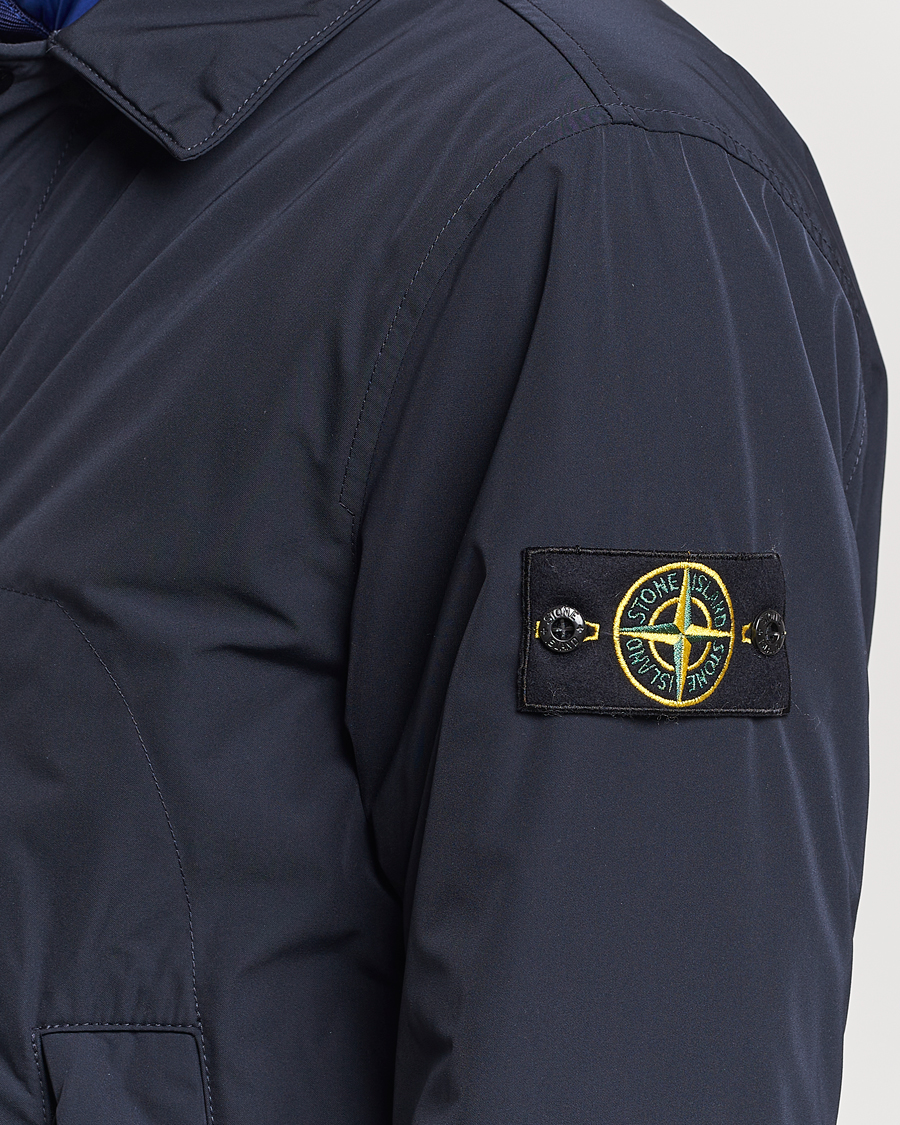 Homme | Manteaux Et Vestes | Stone Island | Micro Twill Coat Navy Blue