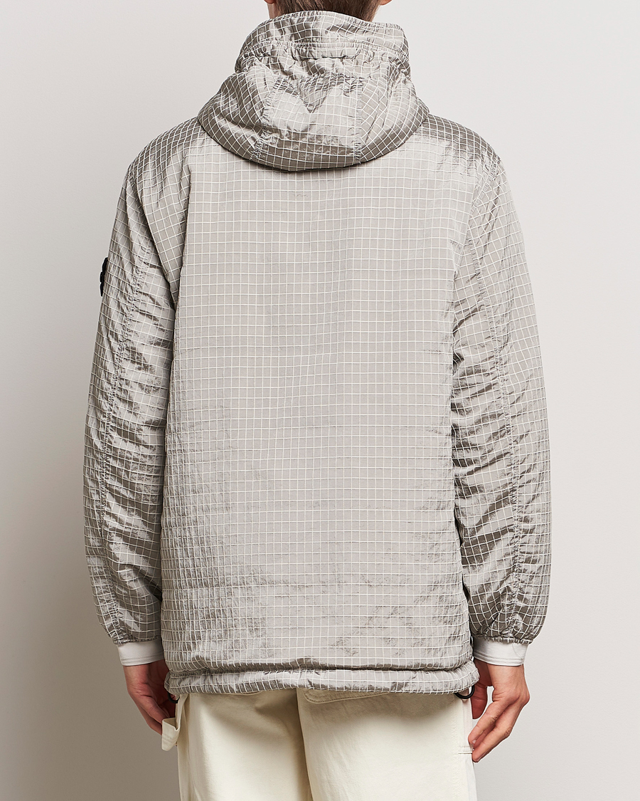 Homme | Manteaux Et Vestes | Stone Island | Garment Dyed Macro Ripstop Anorak Plaster