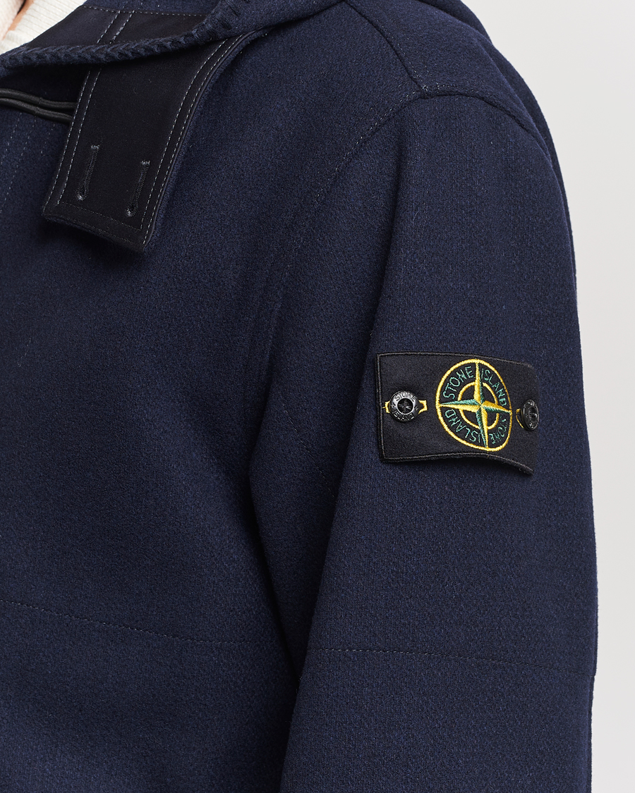 Homme | Manteaux Et Vestes | Stone Island | Panno Speciale Dufflejacket Blue Marine